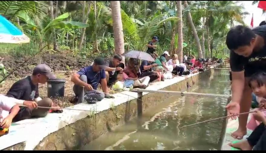 RW 07 Gelar Senam, Jalan Sehat dan Lomba Mancing Memperingati HUT RI ke-80
